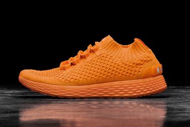 Nobull Neon Knit Runner Women's Running Shoes Orange | Australia (NS1096)